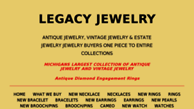 What Legacyestatejewelry.com website looked like in 2017 (6 years ago)