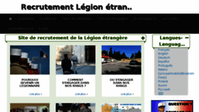 What Legion-recrute.com website looked like in 2017 (6 years ago)