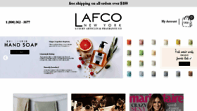 What Lafco.com website looked like in 2017 (6 years ago)