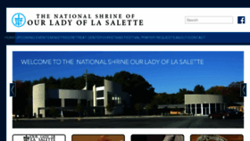 What Lasalette-shrine.org website looked like in 2017 (6 years ago)