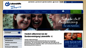 What Lebenshilfe.de website looked like in 2017 (6 years ago)