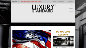 What Luxurystndrd.com website looked like in 2017 (6 years ago)