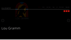 What Lou-gramm.com website looked like in 2017 (6 years ago)