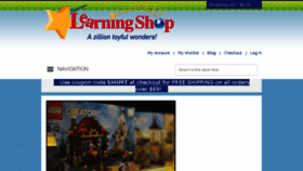 What Learningshop.com website looked like in 2017 (6 years ago)