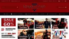 What Londonleathers.com website looked like in 2017 (6 years ago)