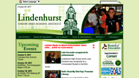 What Lindenhurstschools.org website looked like in 2017 (6 years ago)