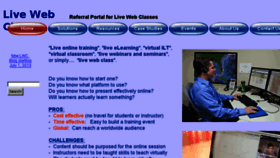 What Livewebclass.com website looked like in 2017 (8 years ago)
