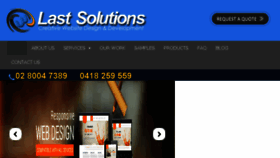 What Lastsolutions.com.au website looked like in 2017 (6 years ago)