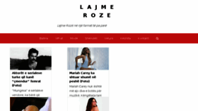 What Lajmeroze.com website looked like in 2017 (6 years ago)
