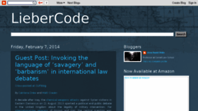 What Liebercode.org website looked like in 2017 (7 years ago)