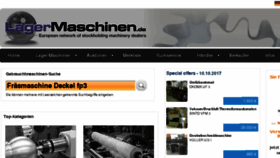 What Lagermaschinen.de website looked like in 2017 (6 years ago)