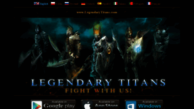 What Legendarytitans.com website looked like in 2017 (6 years ago)