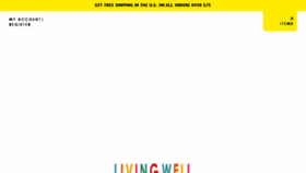 What Livingwellshop.co website looked like in 2017 (6 years ago)