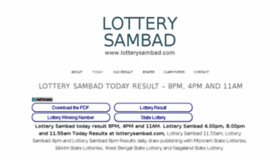 What Lotterysambad.org.in website looked like in 2017 (6 years ago)
