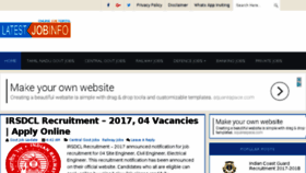 What Latestjobinfo.com website looked like in 2017 (6 years ago)