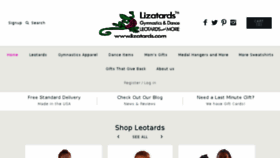 What Lizatards.com website looked like in 2017 (6 years ago)