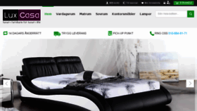 What Luxcasa.se website looked like in 2017 (6 years ago)