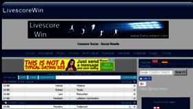 What Livescorewin.com website looked like in 2017 (6 years ago)