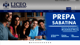 What Liceoupg.edu.mx website looked like in 2017 (6 years ago)