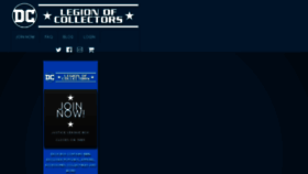 What Legionofcollectors.com website looked like in 2017 (6 years ago)