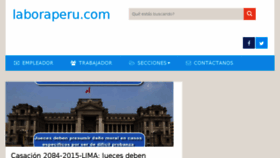 What Laboraperu.com website looked like in 2017 (6 years ago)