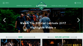 What Latitudefestival.com website looked like in 2017 (6 years ago)