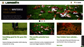 What Lawnsmith.co.uk website looked like in 2017 (8 years ago)