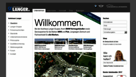 What Langer.de website looked like in 2017 (6 years ago)