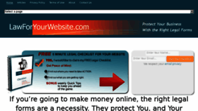 What Lawforyourwebsite.com website looked like in 2017 (6 years ago)