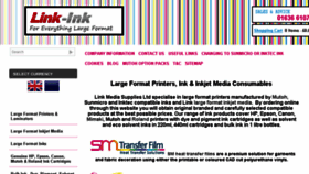 What Link-ink.co.uk website looked like in 2017 (6 years ago)