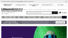 What Littlewoodsireland.ie website looked like in 2017 (6 years ago)