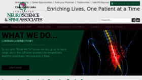 What Lancasterneuroscience.com website looked like in 2017 (6 years ago)