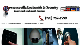 What Lawrencevillelocksmithandsecurity.com website looked like in 2017 (6 years ago)