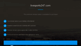 What Livesports247.com website looked like in 2017 (6 years ago)