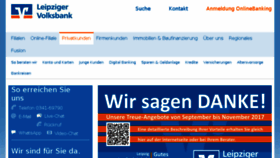 What Leipziger-volksbank.de website looked like in 2017 (6 years ago)