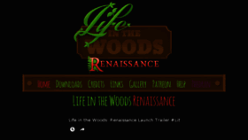 What Lifeinthewoods.ca website looked like in 2017 (6 years ago)