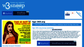 What Liga-365.org.w3snoop.com website looked like in 2017 (6 years ago)