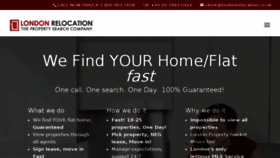 What Londonrelocationservices.com website looked like in 2017 (6 years ago)
