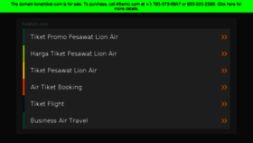 What Lionairtiket.com website looked like in 2017 (6 years ago)