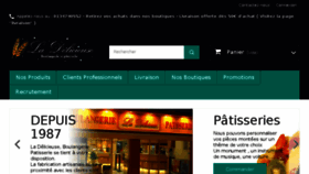 What La-delicieuse.fr website looked like in 2017 (6 years ago)