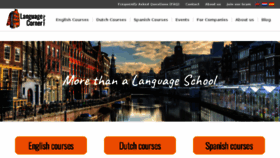 What Languagecorner.amsterdam website looked like in 2017 (6 years ago)