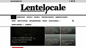 What Lentelocale.it website looked like in 2017 (6 years ago)