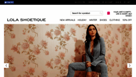 What Lolashoetique.com website looked like in 2017 (6 years ago)