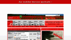 What Landlive.de website looked like in 2017 (6 years ago)