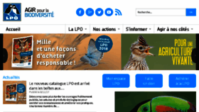 What Lpo.fr website looked like in 2017 (6 years ago)