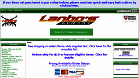 What Lanbosarmory.com website looked like in 2017 (6 years ago)