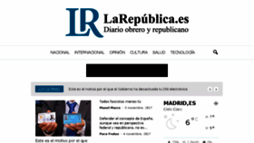 What Larepublica.es website looked like in 2017 (6 years ago)