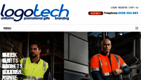 What Logotech.co.nz website looked like in 2017 (6 years ago)