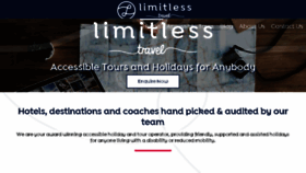 What Limitlesstravel.org website looked like in 2017 (6 years ago)