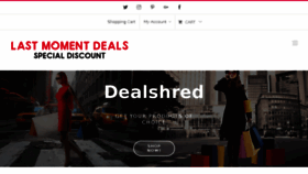 What Lastmomentdeals.com website looked like in 2017 (6 years ago)